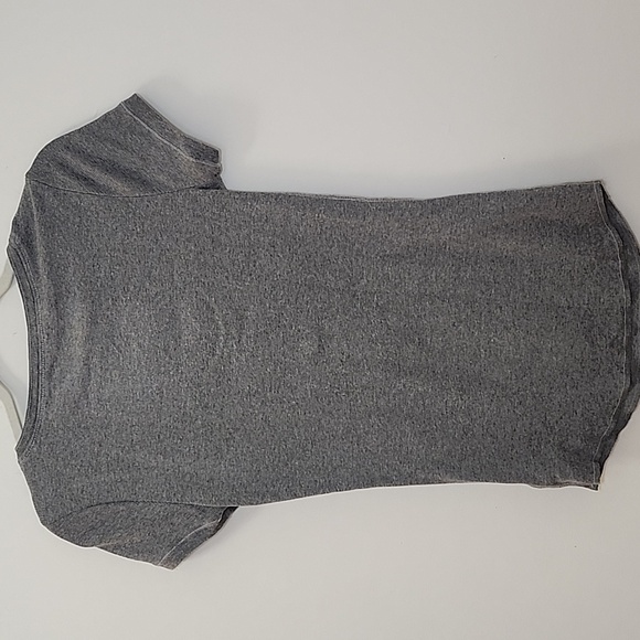 Aeropostale Y2K Henly Charcoal Tee with Logo Sz Large - Picture 11 of 16